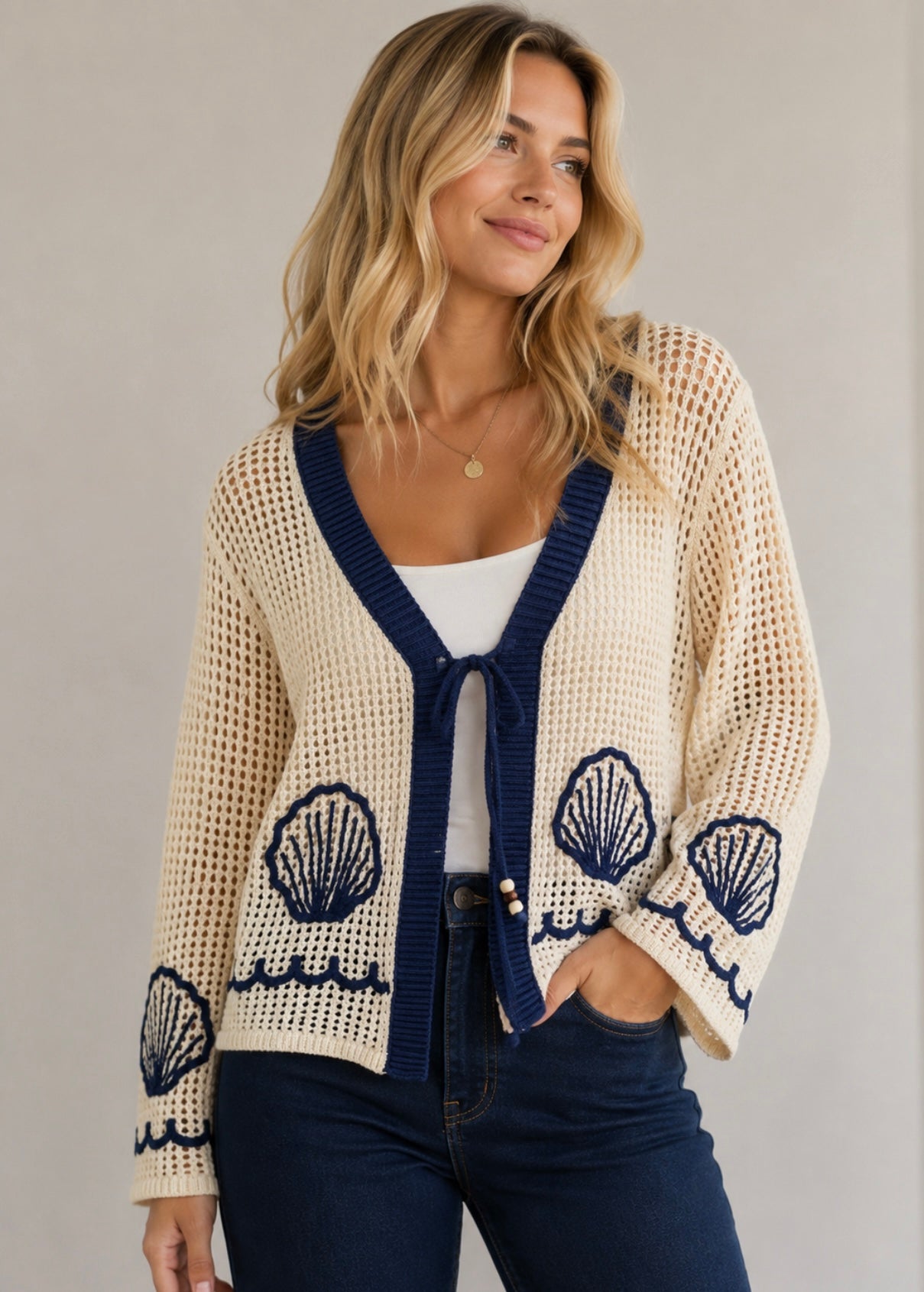 Navy by the Sea Cardigan
