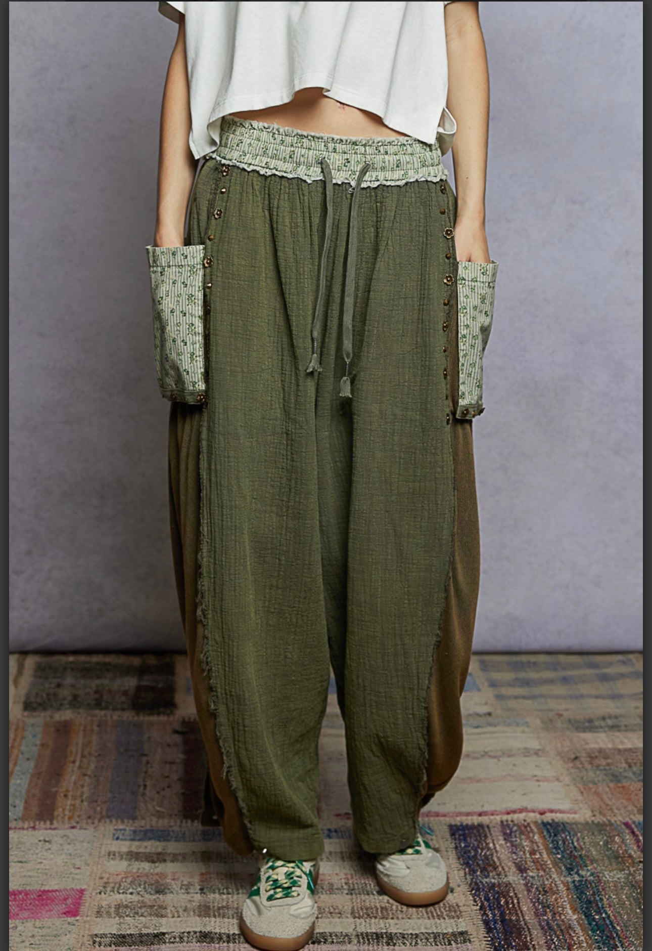 Langford Olive Joggers Pol