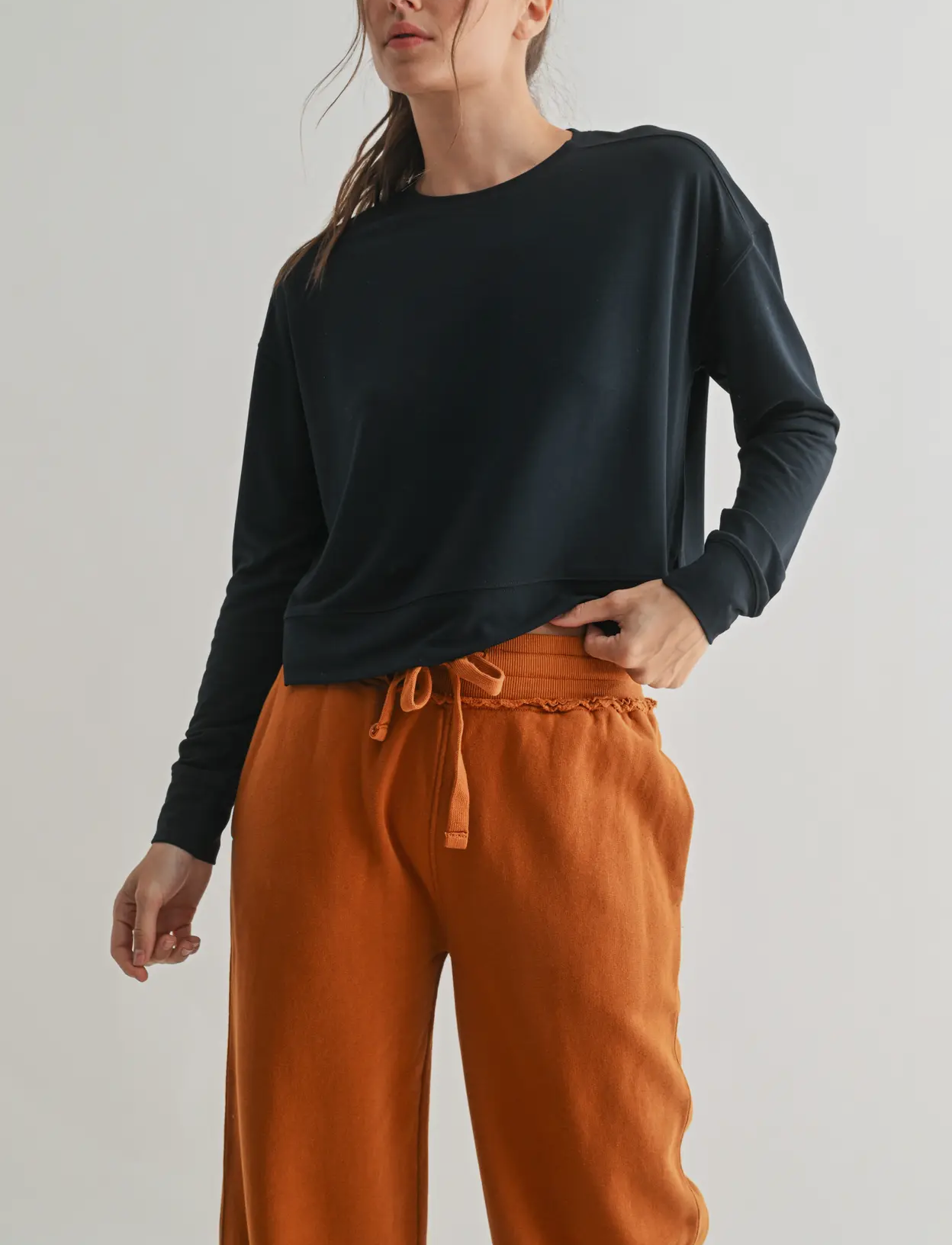 Boxy Crop Top Mono B