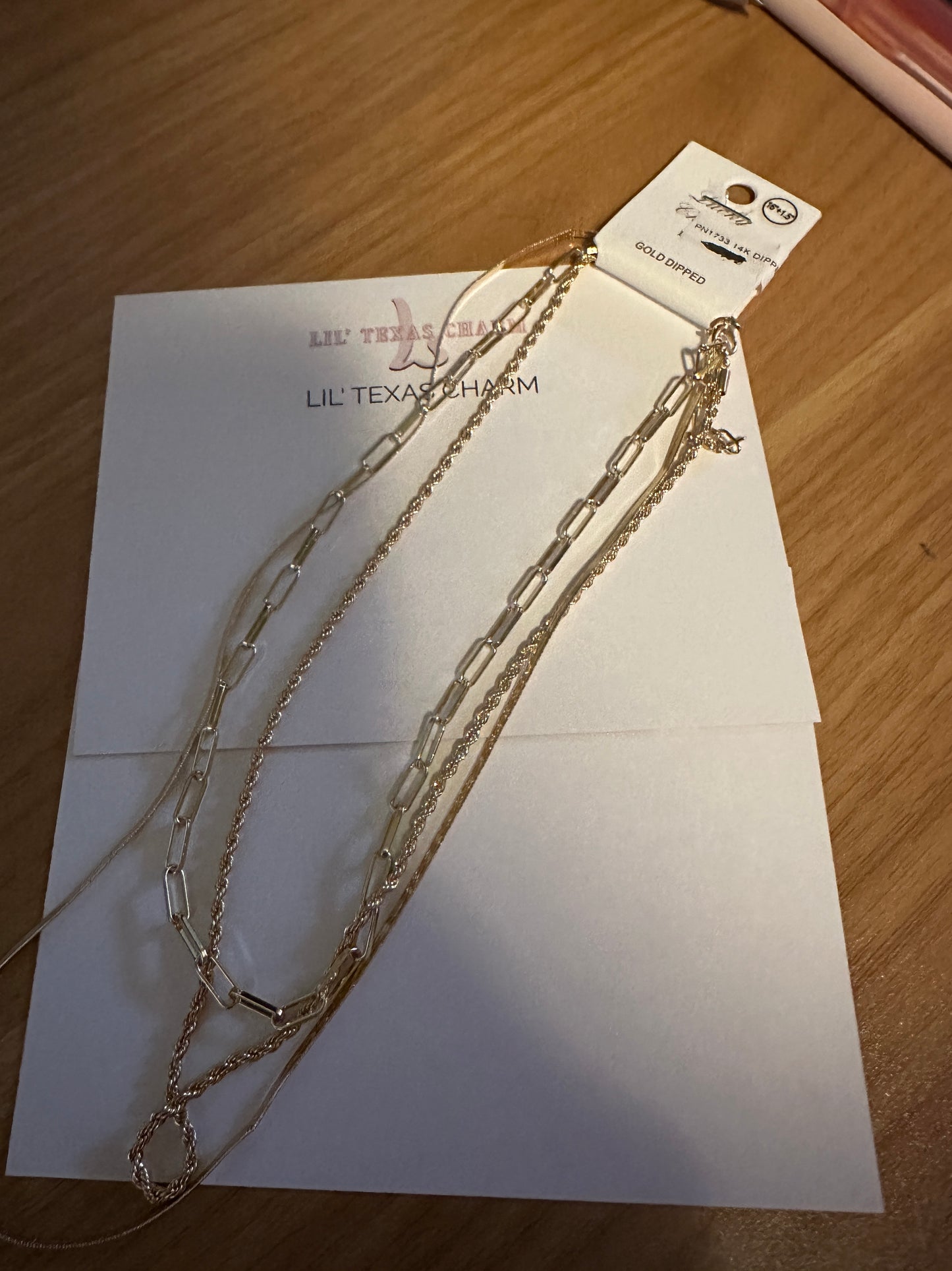 Gold Multiple Layer Necklace