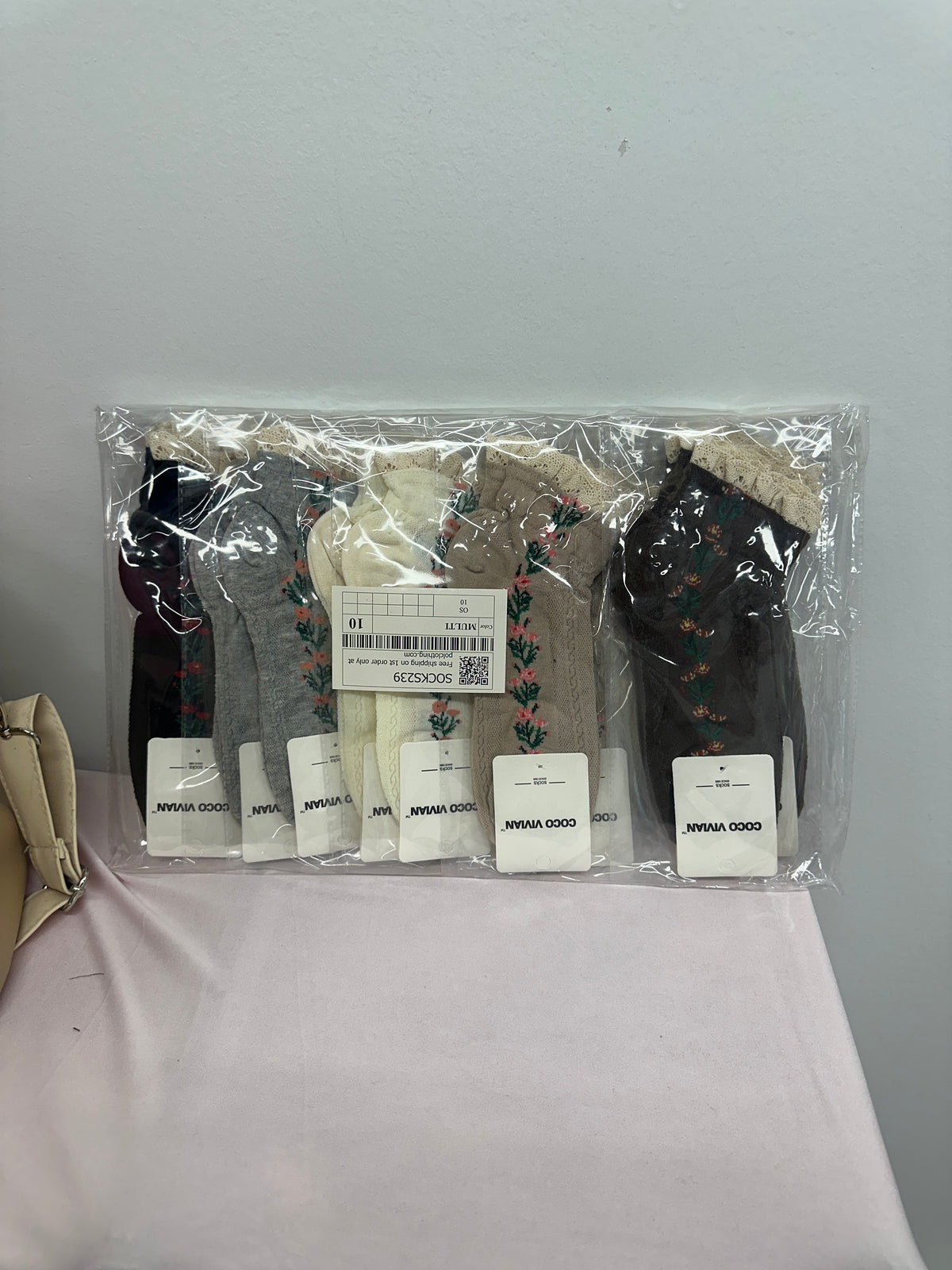 Pol Clothing SOCKS238 Multi Color Socks