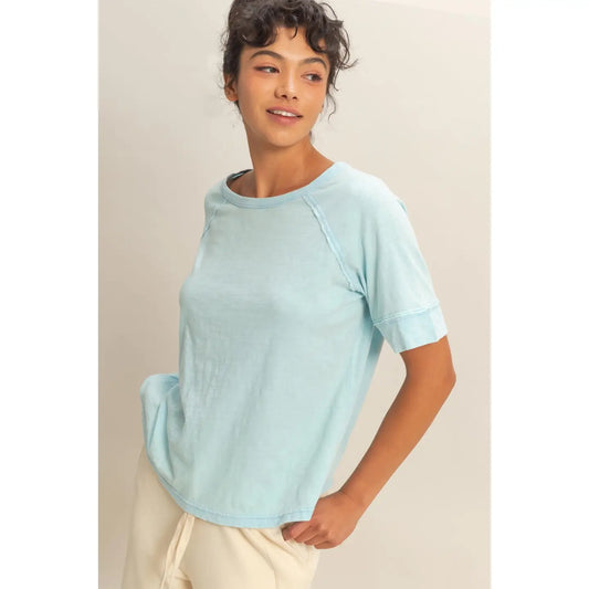 The Blue Raglan Tee