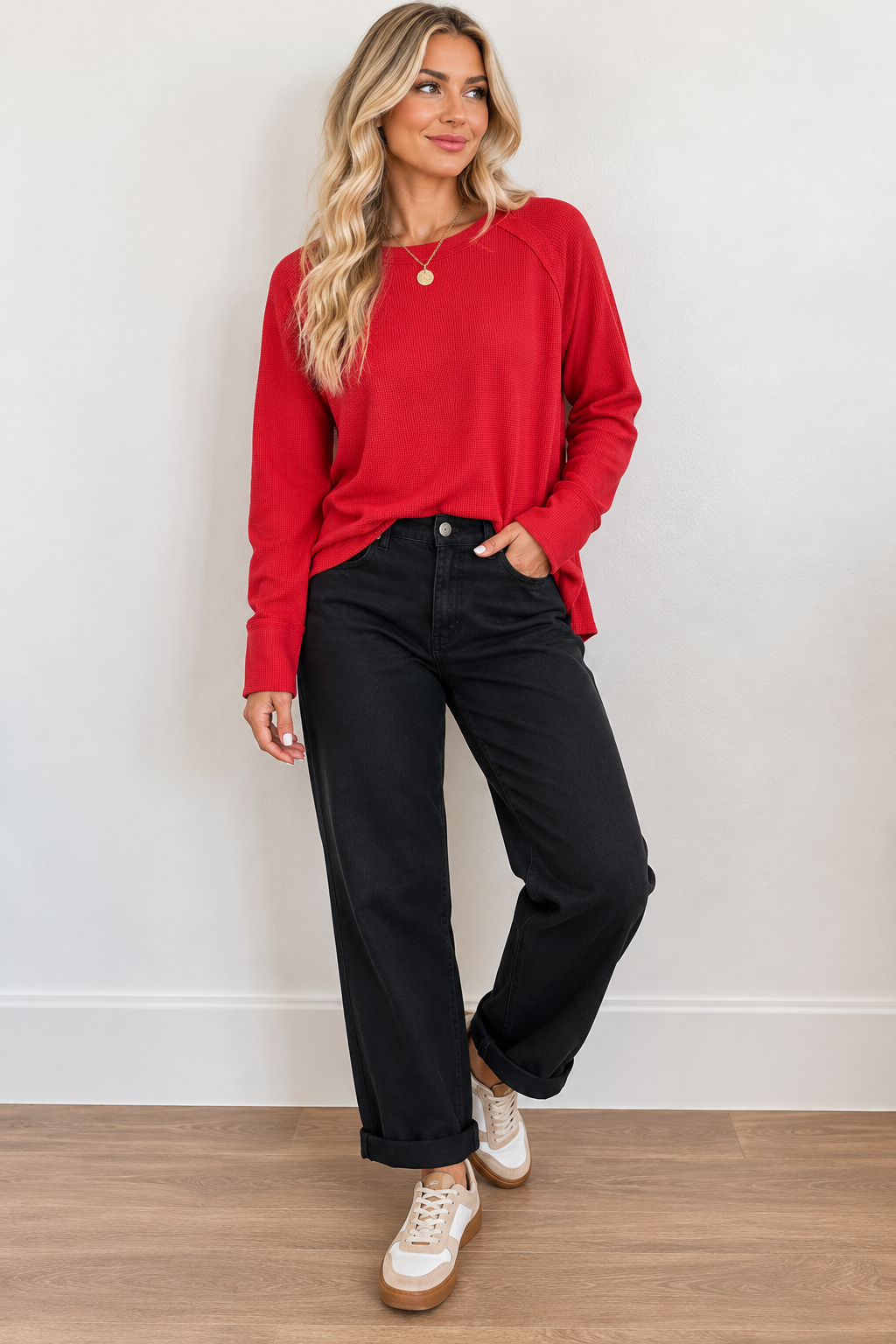 Z Baby Waffle Knit Top