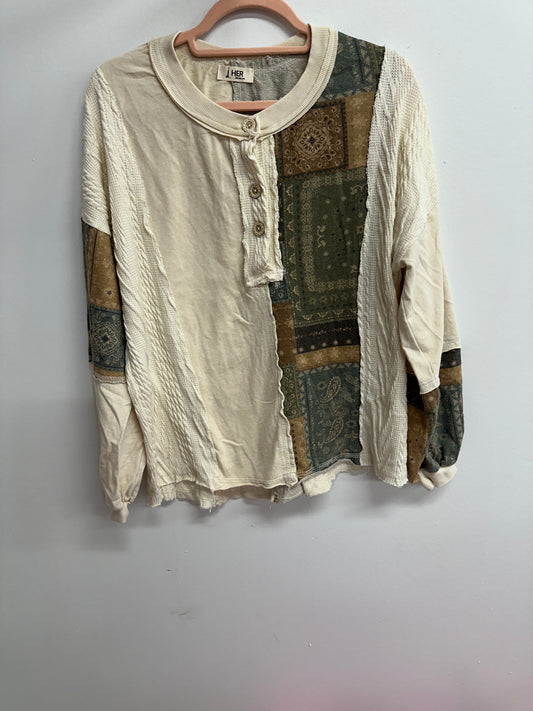 Natural Patchwork Top  JHer