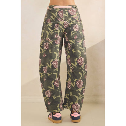 Camo Rose Jeans