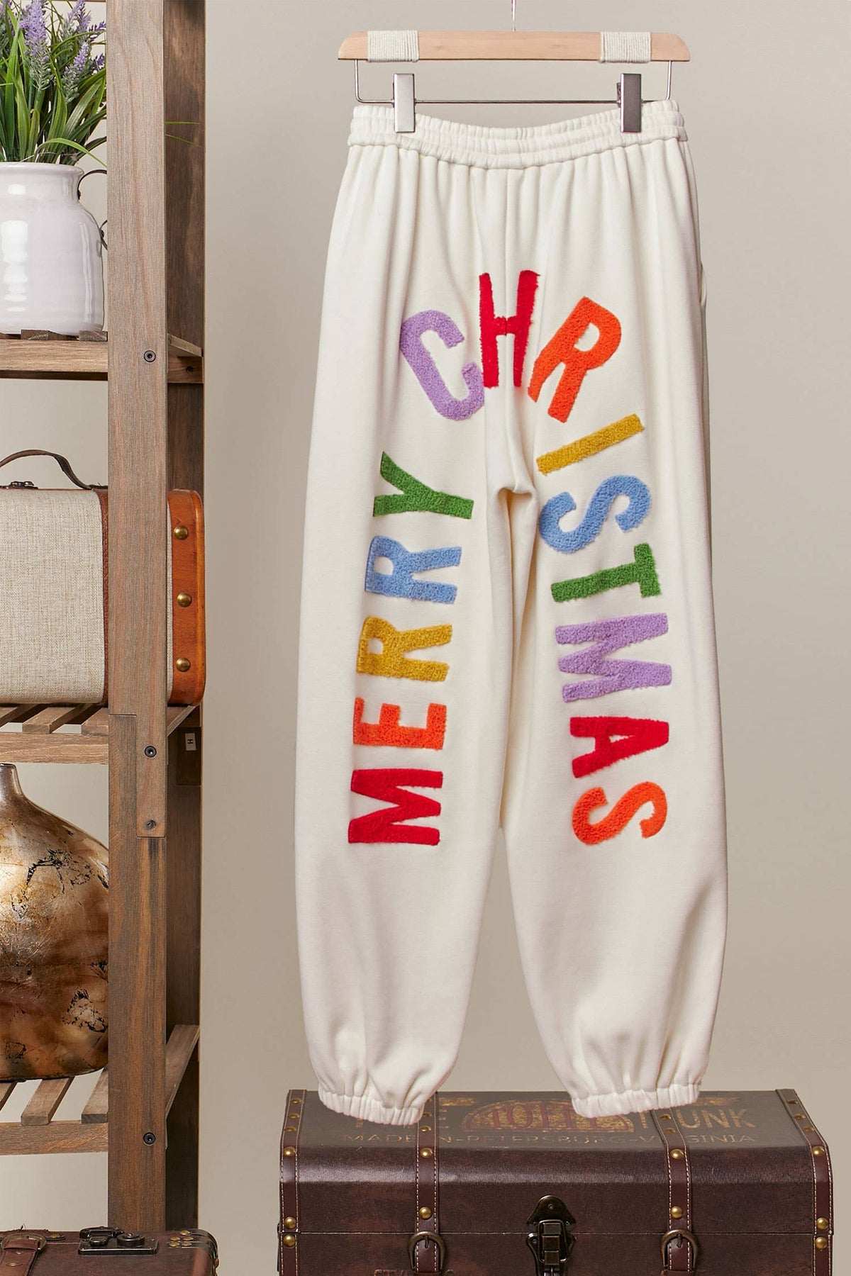 Christmas Pants with Lettering