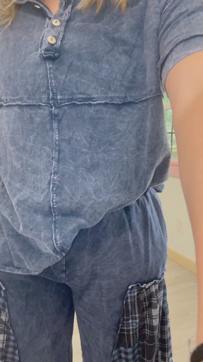 Navy Blue Caroline JHer Top